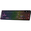 Redragon Tastiera da gaming RGB senza fili, con display, 104 tasti, layout QWERTY, modello K526 PRO, colorata