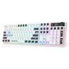 Redragon Tastiera da gaming RGB, senza fili, layout US ANSI QWERTY, modello K526 PRO, colore bianco