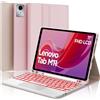 FOGARI Custodia con tastiera per tablet da 11 pollici, modelli TB330FU e TB330XU, colore rosa, compatibile con Tab M11