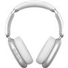 Wentronic Cuffie wireless over-ear con cancellazione attiva del rumore, autonomia di 60 ore, 5 modalità musicali EQ, audio ad alta risoluzione, bassi profondi, pieghevoli, con Bluetooth, colore argento, con materiali traspiranti