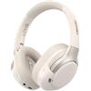 TECKNET Cuffie over-ear Bluetooth con cancellazione attiva del rumore ibrida, connettività Bluetooth, autonomia di 70 ore, 6 modalità EQ e cavo audio da 3,5 mm. Colore: bianco