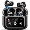 xinwld Cuffie Bluetooth con touchscreen, 5 modalità EQ, cuffie in-ear wireless, colore nero