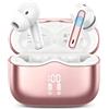 xinwld Cuffie Bluetooth senza fili, modello in-ear, colore rosa chiaro, anno 2026