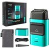 VGR Rasoio elettrico a lamina per uomo, senza fili, con indicatore di carica luminoso (verde)