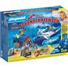 Playmobil Calendario dell'Avvento 70776 Divertimento in Acqua Immersione Polizia Dai 4 Anni