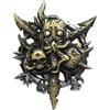 Starforged Warhammer 40K Lords of the Immaterium The Chaos Gods Mark of Ruinous Powers, spilla da uomo, accessori per gioielli