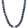 BERGERLIN Collana di perle di vera pietra naturale con perla in argento sterling 925 - Collana con chiusura e certificazione di autenticità