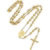 ChainsPro Collana Rosario da Uomo Donna con Croce in Acciaio inossidabile | Gioielli Religiosi in Argento/Oro/Nero con Medaglia della Maria/San Cristoforo/San Michele o con Foto Personalizzate