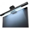 Diccik Webcam 4K con microfono e altoparlante, fotocamera UHD All-in-One 4 in 1 con barra luminosa di riempimento integrata, doppi altoparlanti Hi-Fi, correzione automatica della luce HDR, copertura per la