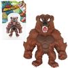 Bizak Monsterflex Classic Animales - Wild Monster Grizz Lee, bambola super estensibile ed elastica, 25 cm, 14 da collezione, per fan collezionisti e bambini dai 4 anni (64390011-10)