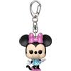 POP Funko POP! Keychain: Disney Minnie Mouse (Diamond Glitter) | Gadget Ufficiale - Portachiavi con Mini Personaggio da Collezione per Chiavi, Zaino e Borsa - Pensierino e Regalo per Feste
