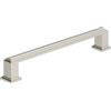 Amerock BP37360G10 | Maniglia per armadio in nichel satinato | Maniglia per armadio da centro a centro da 160 mm | Nomina | Maniglia per cassetti | Maniglia per armadio da cucina | Hardware per mobili