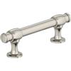 Amerock Winsome - Maniglia per cassetti in nichel satinato, 7,6 cm | Distanza di montaggio da centro a centro di 76 mm e lunghezza totale 10-1,3 cm, hardware durevole in zinco per armadietti