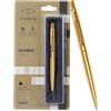 Parker Penna a sfera Parker Classic Gold Trim | inchiostro blu | spedizione veloce