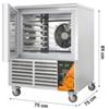 Abbattitore di Temperatura/Surgelatore Professionale 5 Teglie GN 1/1 e 60x40 cm, con Ruote, Made in Italy