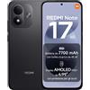 XIAOMI REDMI NOTE 17 5G 6GB RAM 256GB DUAL SIM DISPLAY 6,99'NERO GARANZIA ITALIA