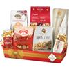 Re Regalo, Cesto Regalo Gastronomico Gran Paradiso, Confezione con Pasta, Salse, Cotechino, Taralli e Dolci, Prodotti Italiani, Specialità Made in Italy