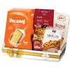 Re Regalo, Cesto Regalo Gastronomico Vulcano con Pandoro, Pasta, Sugo, Taralli e Dolci, Prodotti Tipici Italiani
