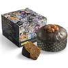 Amanti taste and passion Panettone Artigianale Cioccolato Fondente e Albicocche | Bonfissuto | Pasticceria Siciliana | Canicattì Sicilia | 1Kg | Confezione da Collezione Iconic Art | Dolce Natale | Regalo Natalizio