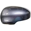 CGBWMB Calotta Specchio Retrovisore Per Toyota IQ 2009 2010 2011 2012 2013 2014 2015 Auto Copertura Specchietto Retrovisore Alloggiamento Specchietto Retrovisore Calotte Specchiett(Grey left)