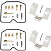 Generic Kit di riparazione carburatore per moto Triumph Bonneville 800 T100 2001-2008, kit di ricostruzione carburatore Bonneville 800 (kit di riparazione, galleggiante)