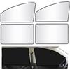 TANCUDER 4 Pz Tendine Parasole Auto Magnetiche Parasole Auto Parabrezza Interno Tendine Parasole Auto Avvolgibili Tendine Auto Universali Anti-UV Copri Finestrino Auto per Bambini/Animali Domestici