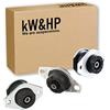 kW&HP KIT COMPLETO 3 SUPPORTI SOSTEGNI MOTORE E CAMBIO COMPATIBILE CON FIAT PANDA 141, PANDA 141 4X4, LANCIA Y10