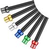 Yuehuabao 6 PCS Tappo del Serbatoio di Gas del Tubo Tappo per Carburante Tubo Sfiato Motocross Tubo di Sfiato Valvola di Sfiato Universale per Serbatoio, Moto, Dirt Bke, Fuoristrada (6 Colori)
