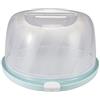 keeeper Contenitore per Torte Marmorizzate, con Guide per il Taglio e Vassoio di Servizio, Plastica priva di BPA, 38 x 37,5 x 21 cm, Marcello, Verde menta