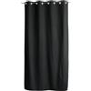 ED ENJOY HOME Tenda termica isolante, 140 x 240 cm, grigio scuro, co | Tenda con occhielli, antifreddo, fodera in pile nero, per soggiorno, sala da pranzo e camera da letto
