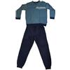 Navigare Pigiama Oversize Homewear Lungo in Diverse Fantasie e in Cotone Leggero Ideale per la Autunno/Estate (IT, Testo, 3XL, Regular, Regular, 141620 Verde MIRTO)