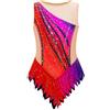 Freebily Body Ginnastica Ritmica Bambina Balletto Leotards Strass Body Danza Classica Ballerina Vestito da Pattinaggio Artistico Senza Maniche Bodysuit da Spettacolo