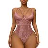 Buitifo Donna Sexy Lingerie Babydoll Body Senza Ferretto Un Pezzo Lingerie Sleepwear Trasparente Camicia da Notte Teddy Scollo a V Biancheria Intima