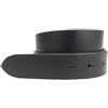 BELTINGER Cintura intera in pelle bovina senza fibbia 3,5 cm | Cintura in denim per donna uomo 35 mm | Cintura chino senza fibbia