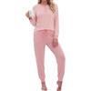 Aseniza Pigiama Donna Invernale Cotone Lungo Set Due Pezzi a Righe S-XXL | Set pigiama donna cotone, top a righe, homewear, relax sul divano, viaggio e tempo libero