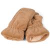 styleBREAKER Guanti da donna senza dita in accogliente pelliccia sintetica - Caldi guanti invernali monocolore in pelliccia sintetica 09010049