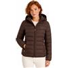 Geographical Norway Atikamap Donna Piumino Leggero Cappuccio Trapuntato Zip Integrale Poliammide Tasche Laterali Badge Signature Mezza Stagione