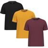 SoftSpun 3 Pack T Shirts for Men UK 100% Cotton Tshirts |Premium Plain Crew Neck Mens T Shirts Multipack