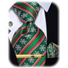 YourTies Cravatte di seta da uomo, motivo scozzese, motivo cachemire | Cravatta, fazzoletto, gemelli, fermacravatta, confezione regalo, per camicia, smoking, classico, formale, matrimonio, festa