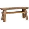 Cervaline panchina Naturale 100 x 29 x 43,5 cm Legno di Teak Solido,Mobili,Panche,15.24 kg -42007498