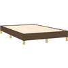 vidaXL Giroletto senza Materasso Marrone Scuro 80x200 cm in Tessuto