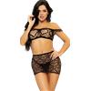 LEG AVENUE SETS Set Lingerie Sexy 3 Pezzi Leg Avenue — Top, Minigonna, Perizoma