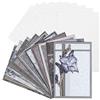 Ideen mit Herz Set di biglietti di auguri con buste | 10 carte a tema | bianche | colorate | neutre | Ideale per congratulazioni per compleanno, matrimonio, e altro | Din B6 (condoglianze fiori)