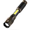 NEBO Slyde King - Torcia LED ricaricabile da 2.000 lumen, con luce da lavoro da 500 lumen, EDC luminosa e torcia da campeggio, con 4 modalità di illuminazione e base magnetica