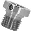 Pwshymi Adattatore per Mandrino per Tornio 33 Mm X 25 Mm in Acciaio | Materiale durevole, design resistente alla ruggine, dimensioni compatte, sicuro per le mani