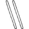 HDRTCBU catene per motosega Per Stihl MSA120 CB MSA160 MSA200 3670 005 0056 Catene Per Motoseghe Da 10 Pollici Passo 1/4 56 Maglie Trasmissione Catena Calibro .043(2PCS)