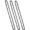 HDRTCBU catene per motosega Per Stihl MSA120 CB MSA160 MSA200 3670 005 0056 Catene Per Motoseghe Da 10 Pollici Passo 1/4 56 Maglie Trasmissione Catena Calibro .043(3PCS)