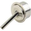 FABULETTA Ugello angolare a 45° per stazione di saldatura ad aria calda Quick 861DW, in acciaio inox, per la riparazione di cellulare e laptop sotto microscopio, raggiunge un campo di bersaglio preciso di 5 mm