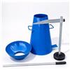 Generic Kit Prova Slump Calcestruzzo, Cono Di Abrams In Acciaio, 4 Pezzi | Con Cono, Asta Di Costipamento, Righello, Imbuto E Piastra Base, 100 × 200 × 300 Mm, For Calcestruzzo Fresco
