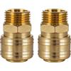 flintronic 2 Pezzi 1/2BSP Raccordi Aria Compressa, Compressori per Linea, Rapido per innesto aria e connettori Maschio